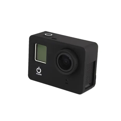 Carcasa de protectie din silicon, compatibila cu GoPro Hero 3, 3+ si 4