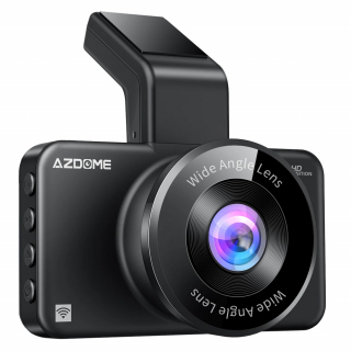 Camera auto de bord AZDOME M17 FHD 1080P, WiFi, Night Vision, 150°, ecran 3", aplicatie dedicata, G-sensor si monitorizare parcare