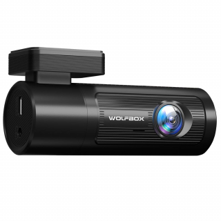 Camera auto de bord Wolfbox i105 4K+1080P, WiFi, Night Vision, 170°, GPS, aplicatie dedicata, G-sensor si monitorizare parcare