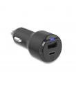 Incarcator Auto Combo Scosche PowerVolt 30W, USB-C si USB-A (Negru)