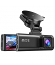 Camera auto de bord fata-spate REDTIGER F7NP 4K+FHD, WiFi, Night Vision, 170°, ecran IPS 3.18", GPS, aplicatie dedicata, G-sensor si monitorizare parcare