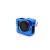 Carcasa de protectie din aluminiu cu filtru UV, GoPro Hero 4 (Albastru)