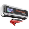 Starter Auto Portabil Wolfbox, tip redresor cu acumulator 16000 mAh 12V si ecran LED, 3000A