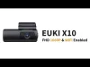 Preview image for the video &quot;Camera auto de bord EUKI X10 1080P Mini WiFi&quot;.